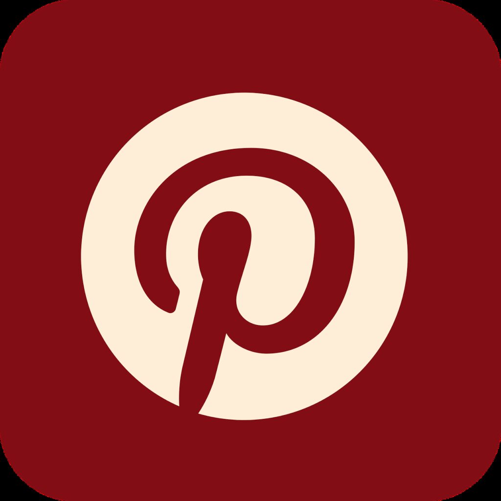 pinterest, icon, social media